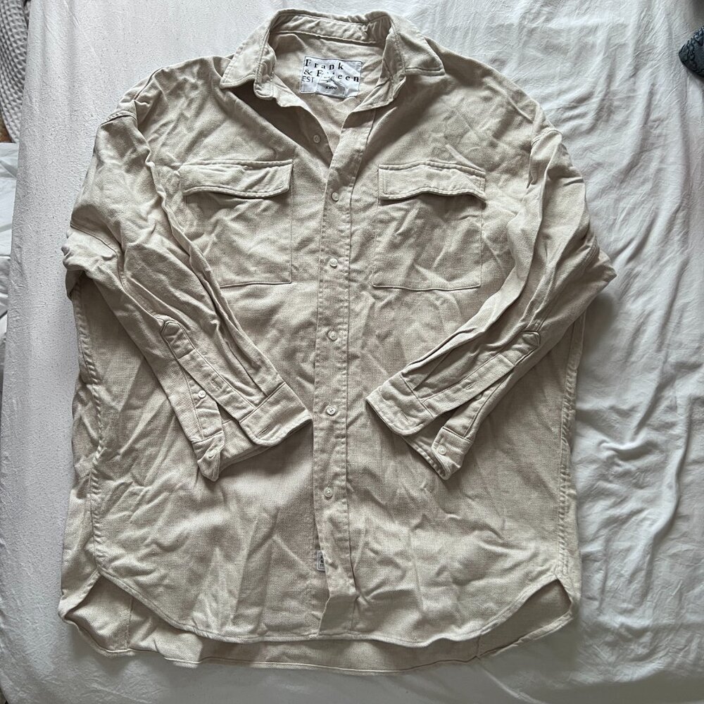 Frank & Eileen McLoghlin Canvas Cotton Button Down Shirt - Picture 5 of 9
